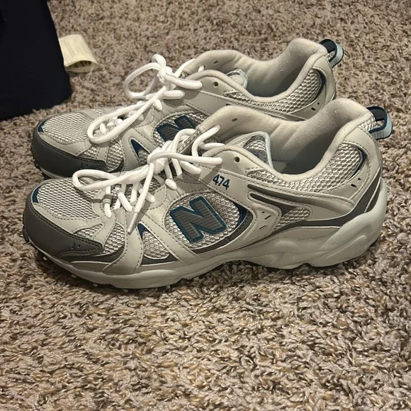 New Balance Gray and Blue 474 Sneakers Women’s Size 10 - Picture 2 of 5